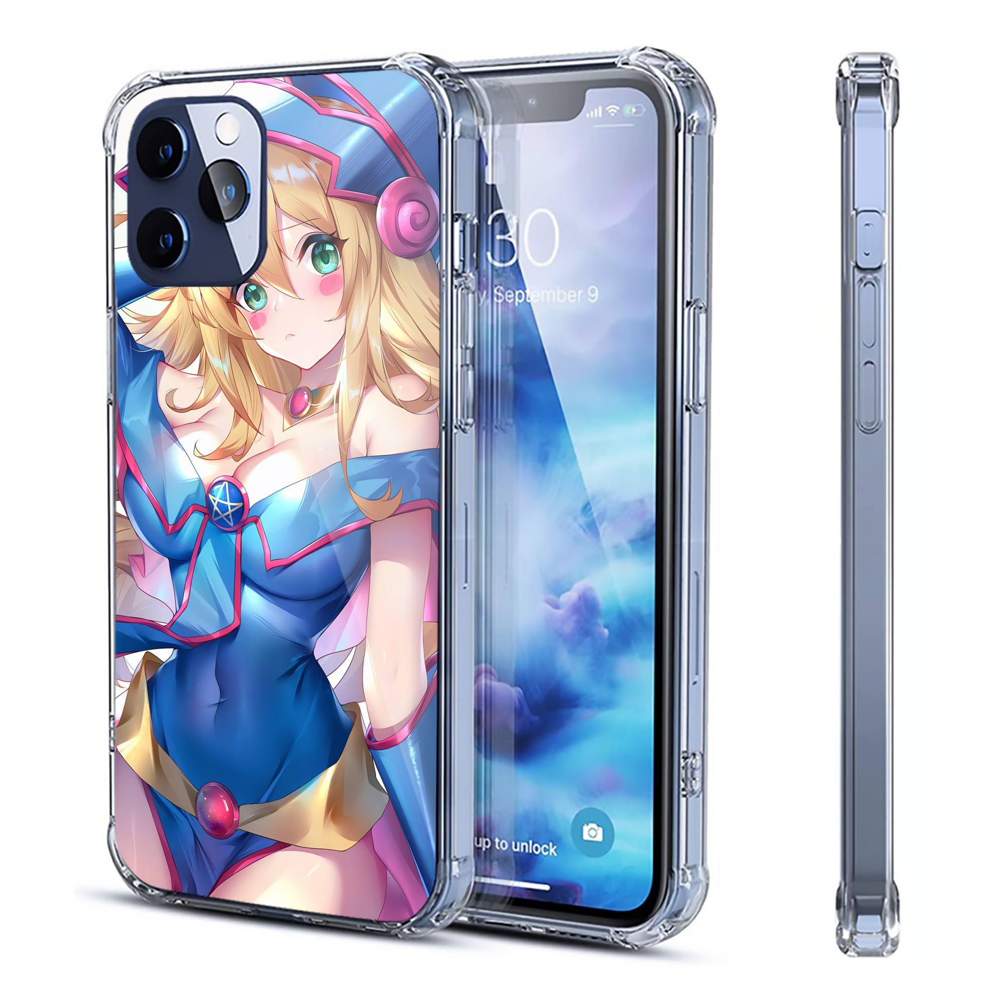 （画像用） 遊☆戯☆王 Yu-Gi-Oh! 【iPhone 12シリーズ対応】透明スマホケース（クリアソフトケース）
